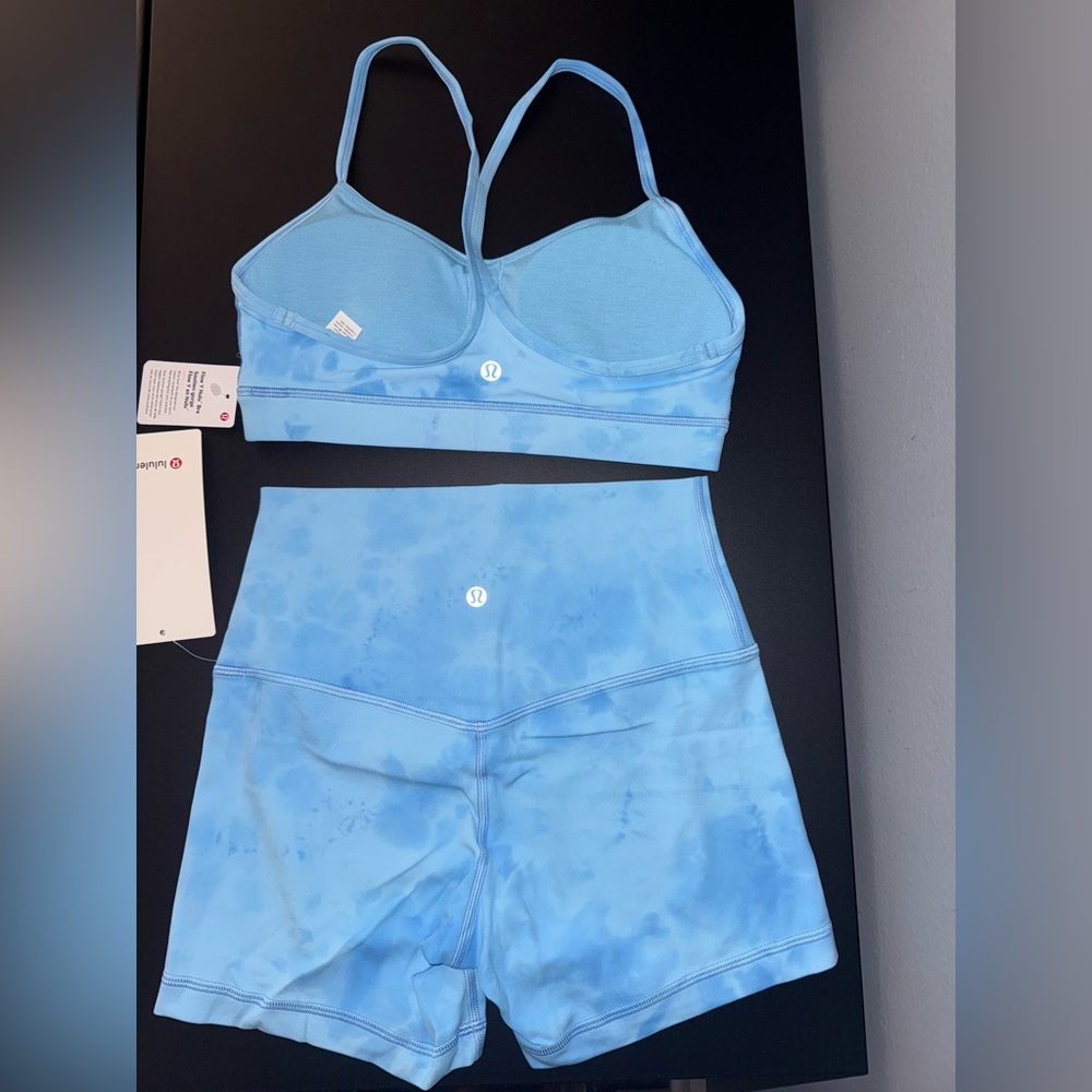 Lululemon Smoothie Wash Blueberry Multi Align Short Set - Picture 2 of 6